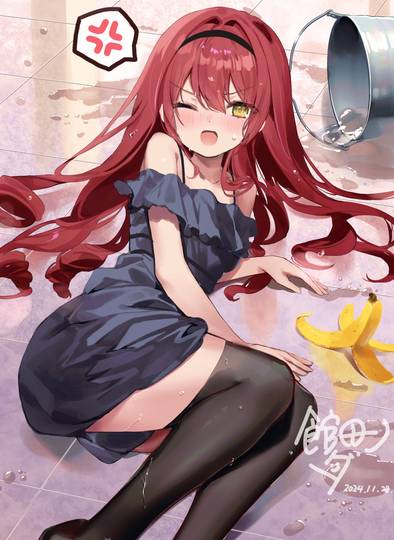 「バナナの皮を置いたのは誰ですのっ！！😡🌪️」 (ID: 124919865)