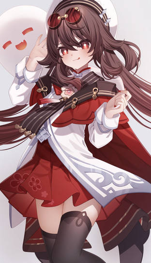 新衣装胡桃のふとももが好き... (ID: 125936867)