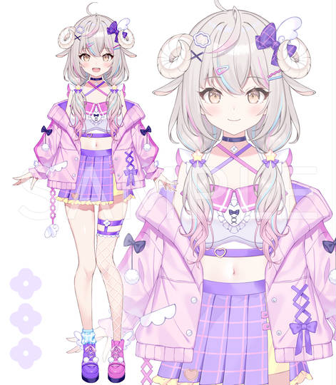Vtuber日比谷つばささんの新衣装をお仕立てさせて頂きました。 (ID: 127144143)
