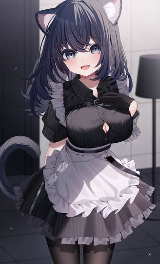 隙間が気になるメイドさん🖤💭 (ID: 130260276)
