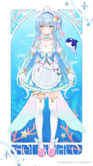 【お仕事告知】るみぷろ所属『蒼唯みなと』デザイン (ID: 131407431)