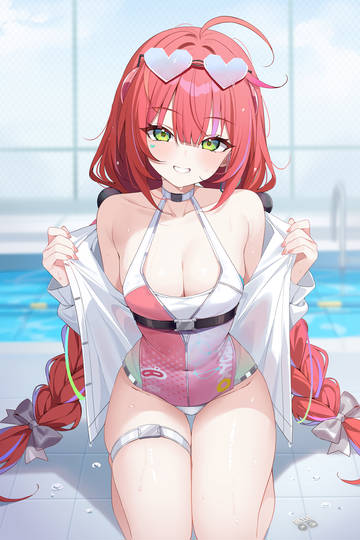 水着柚葉とプールデート ❤️ (ID: 132802398)