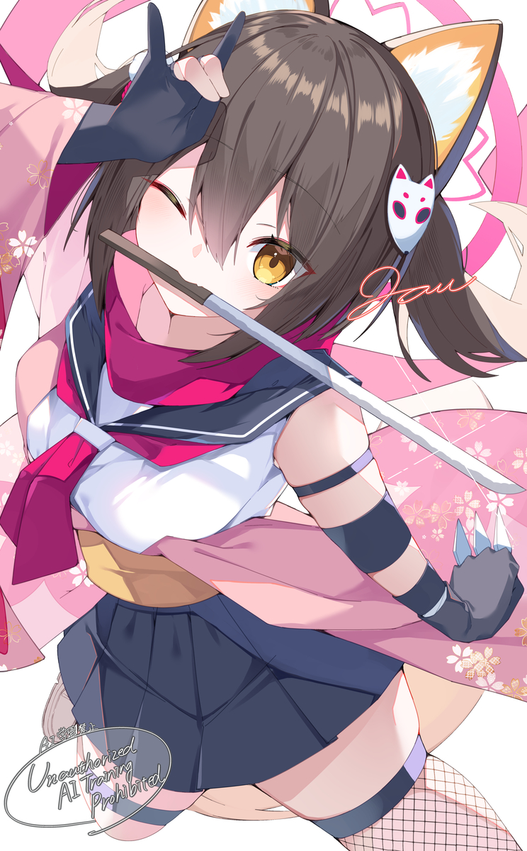 ブルアカキャラ×刀 (ID: 128001640) - p0