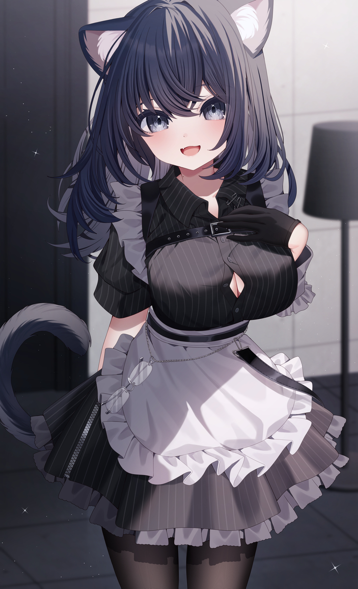 隙間が気になるメイドさん🖤💭 (ID: 130260276)