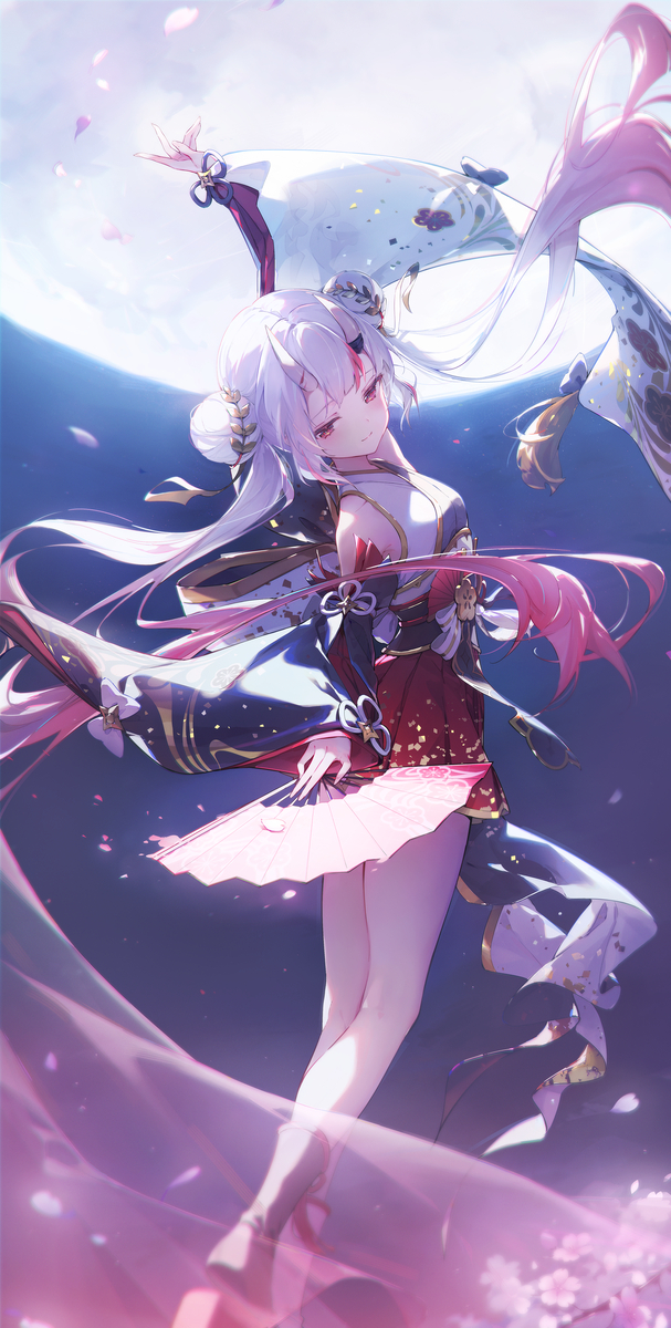 百鬼あやめ😈月余【fanart】＋過程 (ID: 136101951) - p0