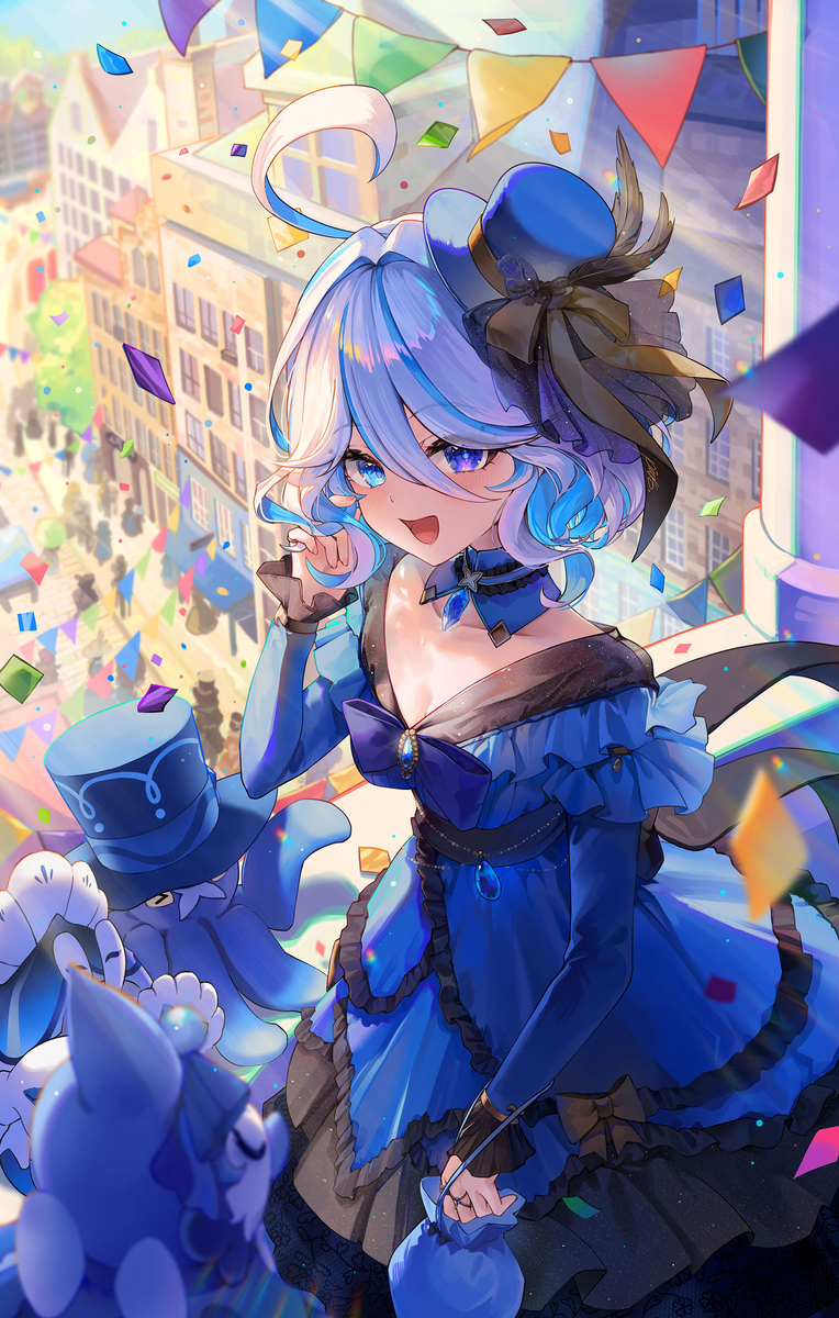 フリーナと楽しむフェスティバル (ID: 137595201)