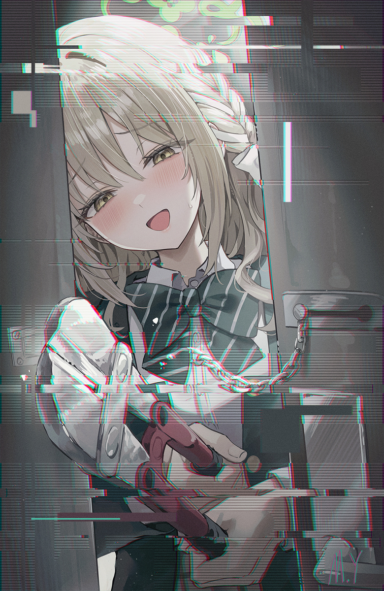 ドアチェーンって、意外と脆いんですよ……先生。 (ID: 138634405)